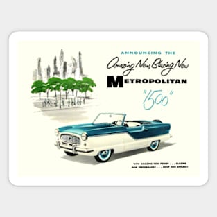 NASH METROPOLITAN - advert Magnet